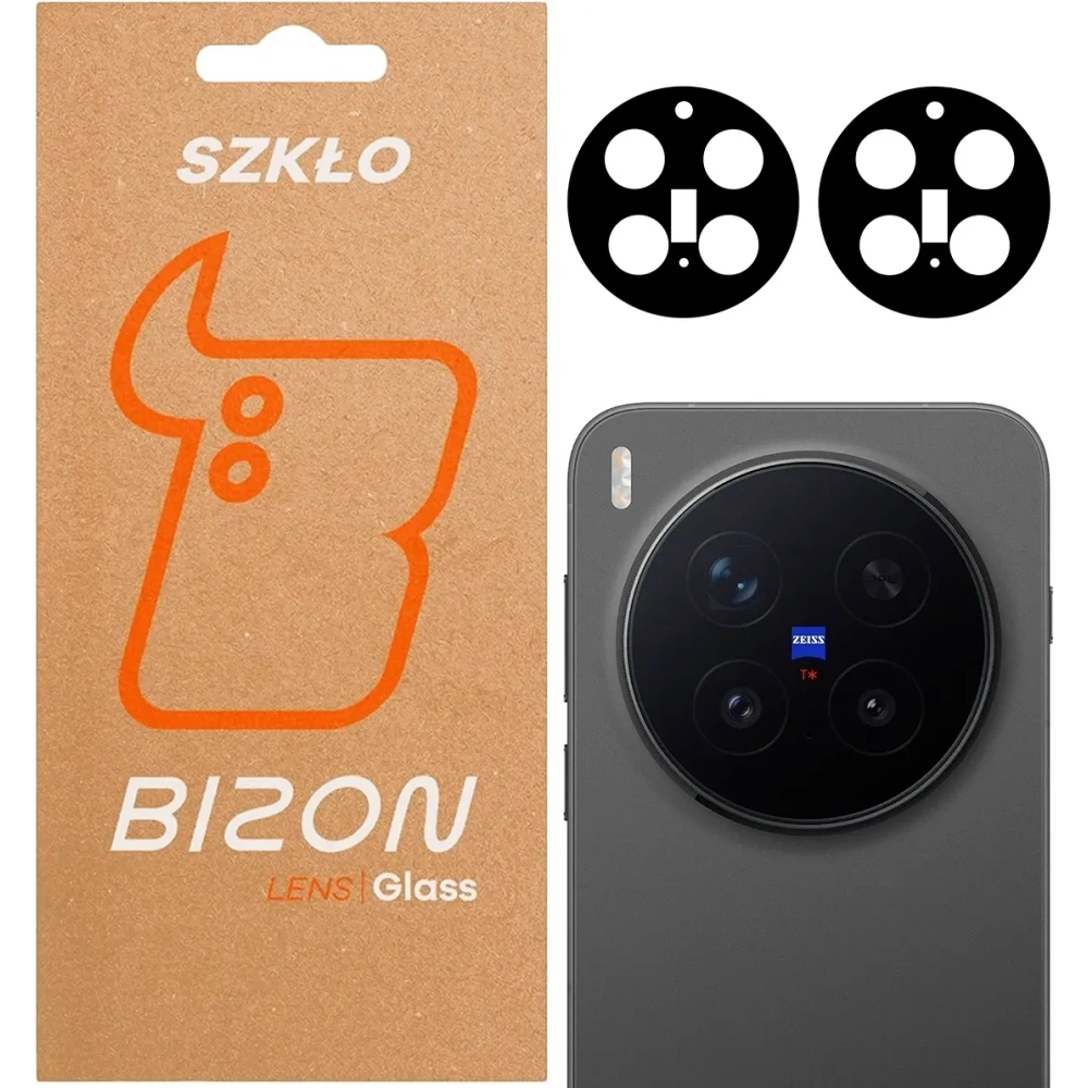 Szkło na aparat Bizon Glass Lens do Vivo X300 Pro [2 PACK]