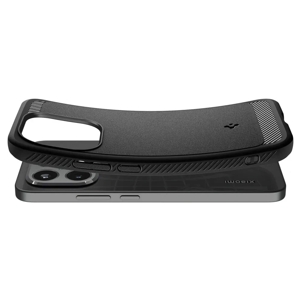 Etui Spigen Rugged Armor do Xiaomi 15T Matte Black