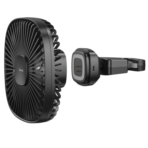 Kup Automobilový ventilátor / větrák Baseus Natural Wind na opěrku hlavy, magnetický (černý) - BSU1634BLK - {ean13} - Sklep Home Screen