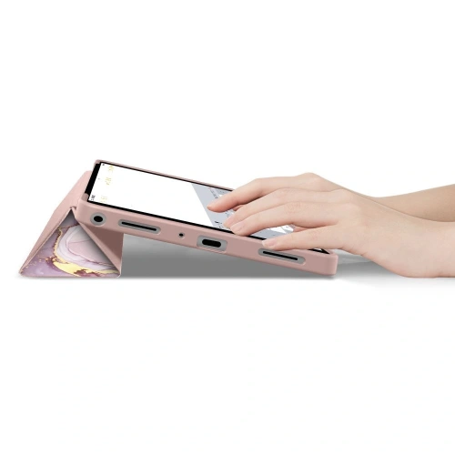 Etui Tech-Protect SmartCase do Samsung Galaxy Tab A9+ / A11+ Plus 11.0 X210 / X215 / X216 / X230 / X235 / X236 Marble