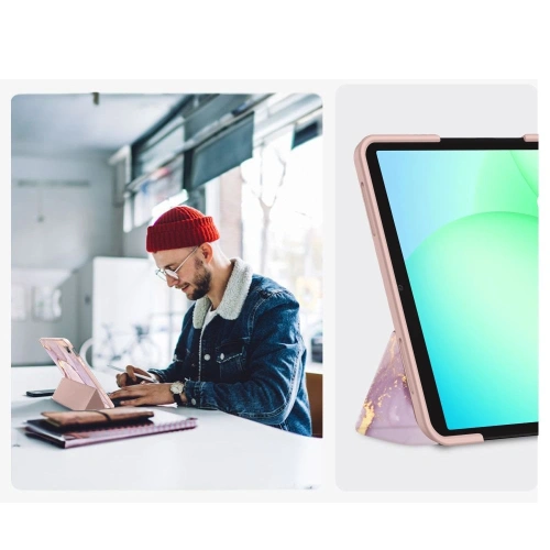 Etui Tech-Protect SmartCase do Samsung Galaxy Tab A9+ / A11+ Plus 11.0 X210 / X215 / X216 / X230 / X235 / X236 Marble