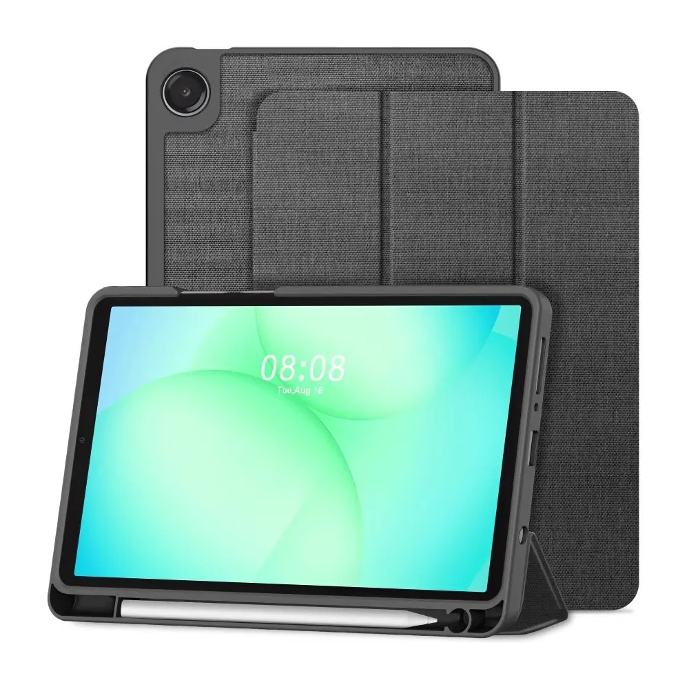 Etui Tech-Protect SmartCase Pen Canvas do Samsung Galaxy Tab A9+ / A11+ Plus 11.0 X210 / X215 / X216 / X230 / X235 / X236 Charcoal Grey