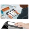 Etui Tech-Protect SmartCase Pen Canvas do Samsung Galaxy Tab A9+ / A11+ Plus 11.0 X210 / X215 / X216 / X230 / X235 / X236 Charcoal Grey