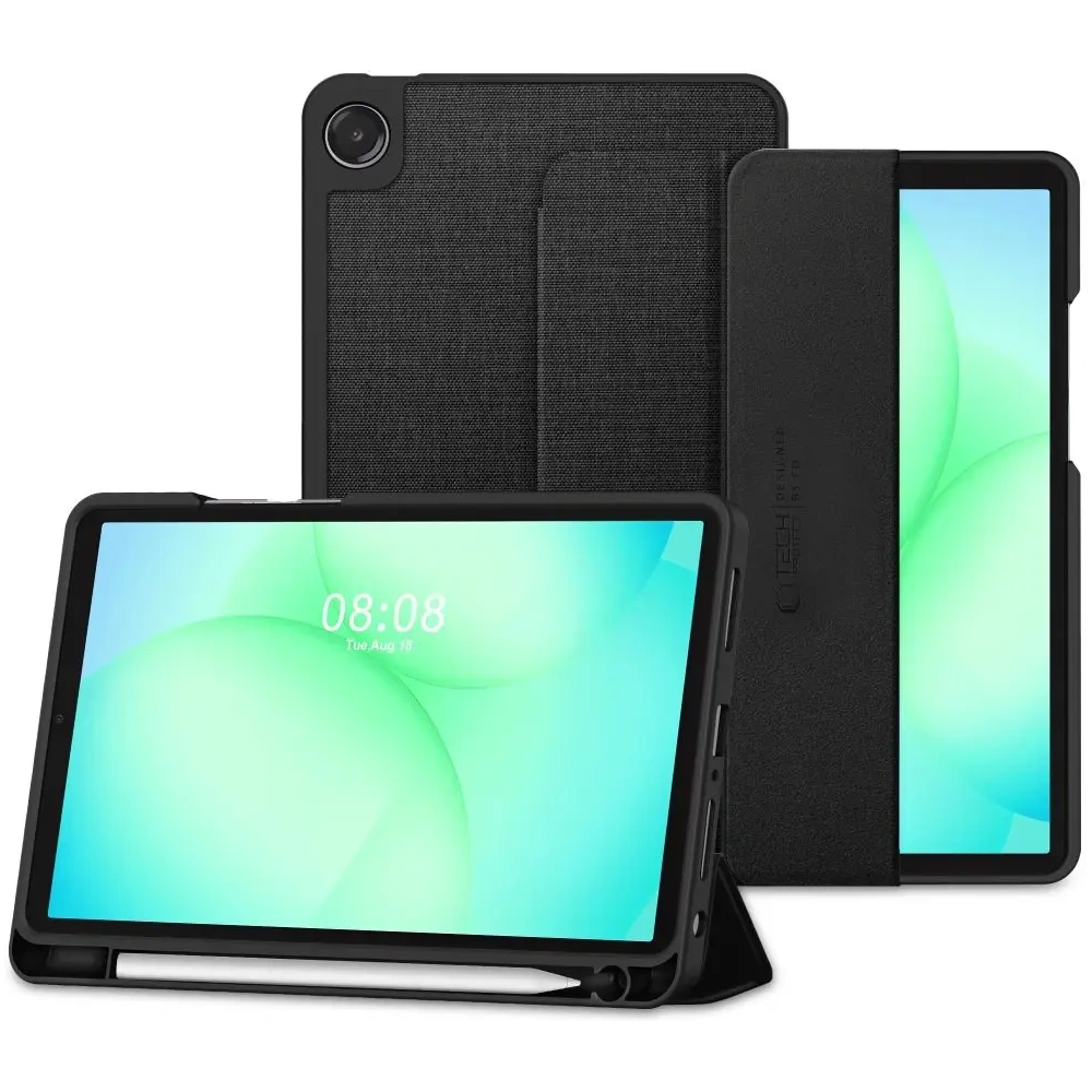 Etui Tech-Protect SmartCase Pen Canvas do Samsung Galaxy Tab A9+ / A11+ Plus 11.0 X210 / X215 / X216 / X230 / X235 / X236 Obsidian Black