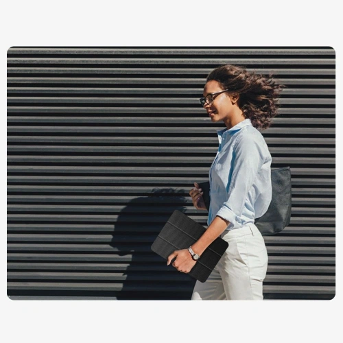 Etui Tech-Protect SmartCase Pen Canvas do Samsung Galaxy Tab A9+ / A11+ Plus 11.0 X210 / X215 / X216 / X230 / X235 / X236 Obsidian Black