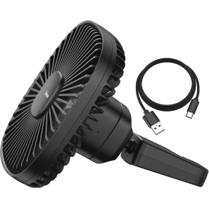 Kup Automobilový ventilátor / větrák Baseus Natural Wind na opěrku hlavy, magnetický (černý) - BSU1634BLK - {ean13} - Sklep Home Screen