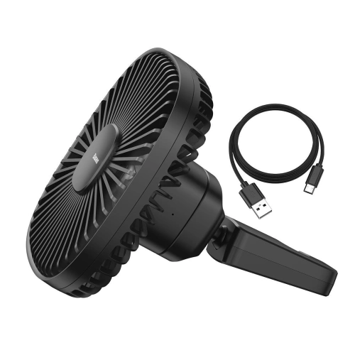 Kup Automobilový ventilátor / větrák Baseus Natural Wind na opěrku hlavy, magnetický (černý) - BSU1634BLK - {ean13} - Sklep Home Screen