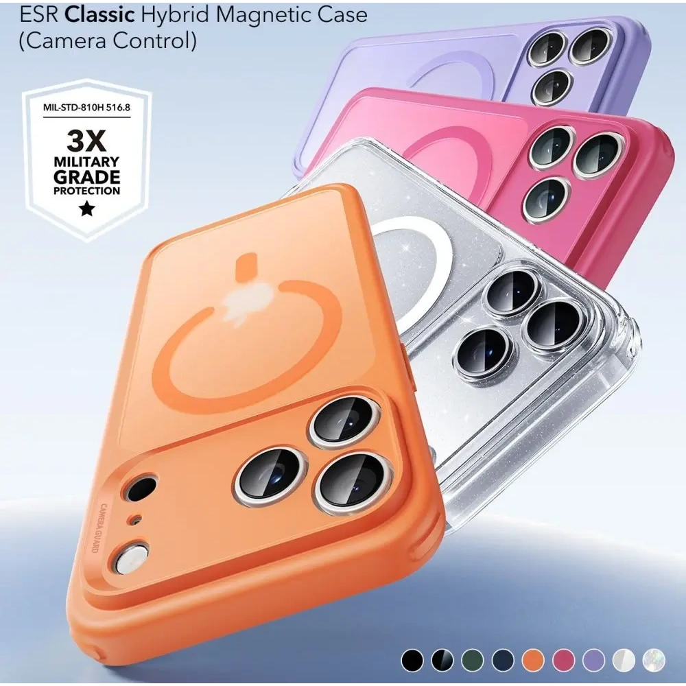 Etui ESR Classic Hybrid MagSafe do Apple iPhone 17 Pro Max Frosted Orange