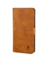 Etui z klapką Bizon Case Pocket do Oppo Find X9 brązowe
