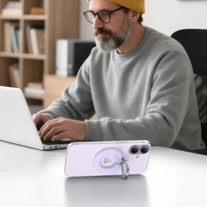 Uchwyt Tech-Protect MMR500 Magnetic MagSafe Phone Ring Mauve