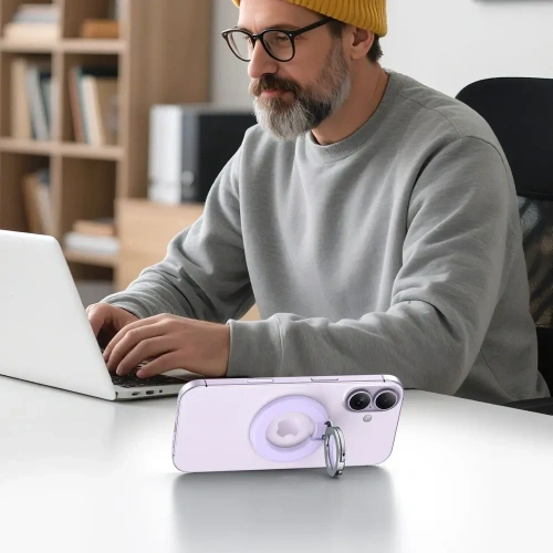 Uchwyt Tech-Protect MMR500 Magnetic MagSafe Phone Ring Mauve