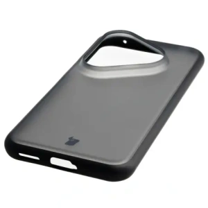 Etui Bizon Case Angelo do Huawei Pura 80 Pro / Pro Plus przydymione z czarną ramką