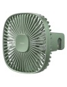 Automobilový ventilátor / větrák Baseus Natural Wind na opěrku hlavy, magnetický (zelený)