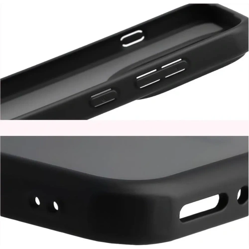 Etui Bizon Case Angelo do Oppo Find X9 przydymione z czarną ramką