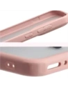 Etui Bizon Case Angelo do Oppo Find X9 półprzezroczyste z jasnoróżową ramką