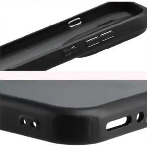 Etui Bizon Case Angelo do Oppo Find X9 Pro przydymione z czarną ramką