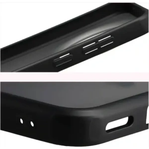 Etui Bizon Case Angelo do Vivo X300 przydymione z czarną ramką