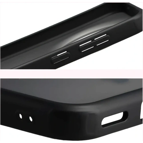 Etui Bizon Case Angelo do Vivo X300 przydymione z czarną ramką