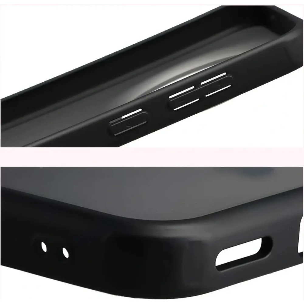 Etui Bizon Case Angelo do Vivo X300 przydymione z czarną ramką