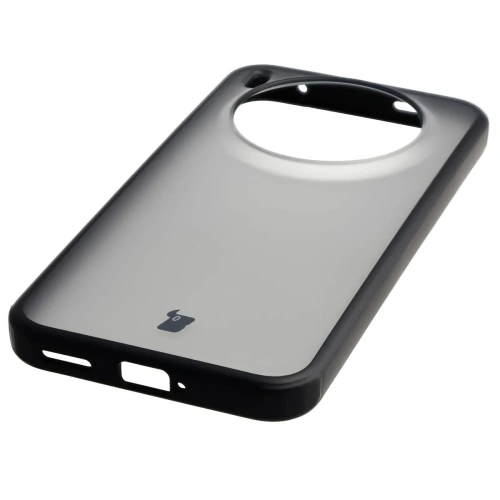 Etui Bizon Case Angelo do Vivo X300 przydymione z czarną ramką