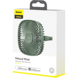 Kup Automobilový ventilátor / větrák Baseus Natural Wind na opěrku hlavy, magnetický (zelený) - BSU1635GRN - {ean13} - Sklep Home Screen