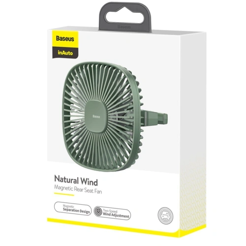 Kup Baseus Autolüfter / Ventilator Natural Wind für Kopfstütze, magnetisch (grün) - BSU1635GRN - {ean13} - Sklep Home Screen