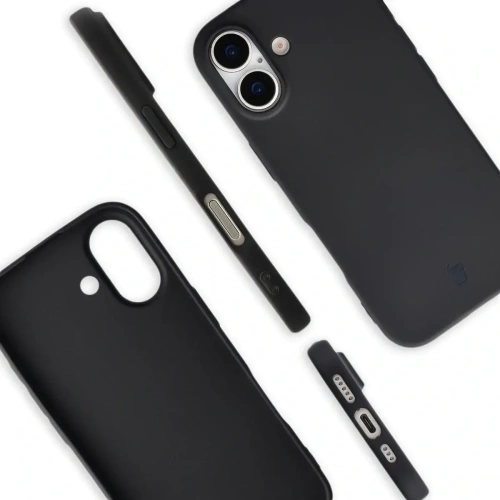 Etui z recyklingu Bizon Case ReLeaf do Apple iPhone 17 czarne