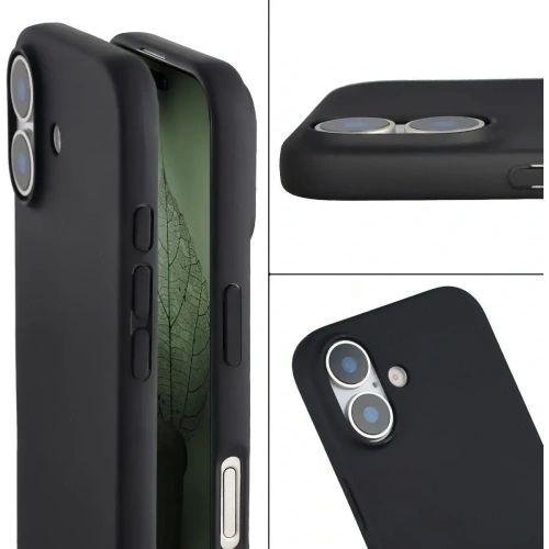 Etui z recyklingu Bizon Case ReLeaf do Apple iPhone 17 czarne