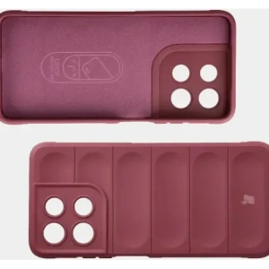 Pancerne etui Bizon Case Tur do Motorola Moto G57 Power / G67 Power burgundowe