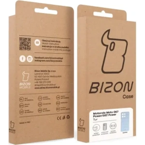 Pancerne etui Bizon Case Tur do Motorola Moto G57 Power / G67 Power jasnoniebieskie