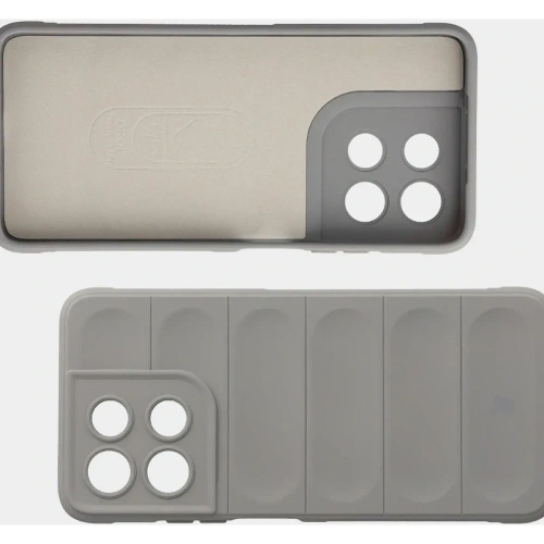 Pancerne etui Bizon Case Tur do Motorola Moto G57 Power / G67 Power jasnoszare