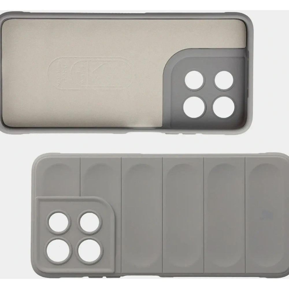 Pancerne etui Bizon Case Tur do Motorola Moto G57 Power / G67 Power jasnoszare
