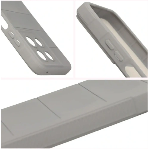 Pancerne etui Bizon Case Tur do Motorola Moto G57 Power / G67 Power jasnoszare