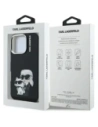 Etui Karl Lagerfeld IML Aquarelle Karl & Choupette & Logo do Apple iPhone 16 Pro czarny