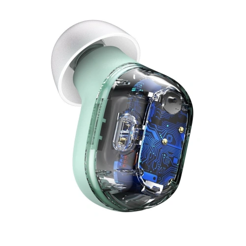 Buy Wireless headphones Baseus Encok W04 TWS, Bluetooth 5.0 (green) - BSU1638GRN - {ean13} - Home Screen Store Europe