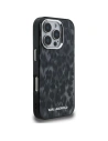 Etui Karl Lagerfeld IML Leopard Pattern MagSafe do Apple iPhone 16 Pro czarny
