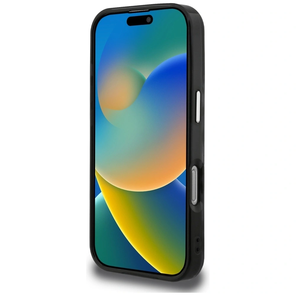 Etui Karl Lagerfeld IML Leopard Pattern MagSafe do Apple iPhone 16 Pro czarny