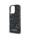 Etui Karl Lagerfeld IML Leopard Pattern MagSafe do Apple iPhone 16 Pro czarny