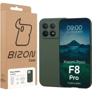 Etui Bizon Case Łupka do Xiaomi POCO F8 Pro zielone