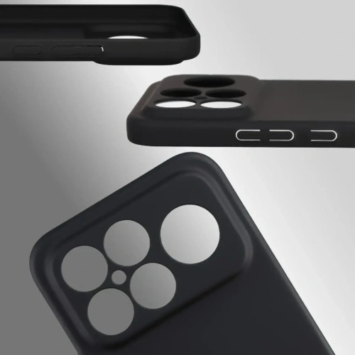 Etui Bizon Case Łupka do Xiaomi POCO F8 Ultra czarne