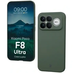 Etui Bizon Case Łupka do Xiaomi POCO F8 Ultra zielone