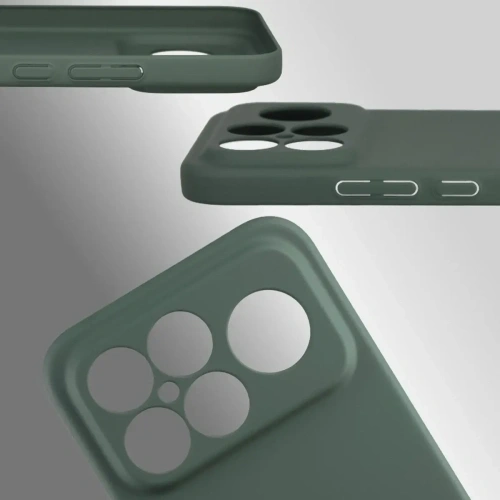 Etui Bizon Case Łupka do Xiaomi POCO F8 Ultra zielone