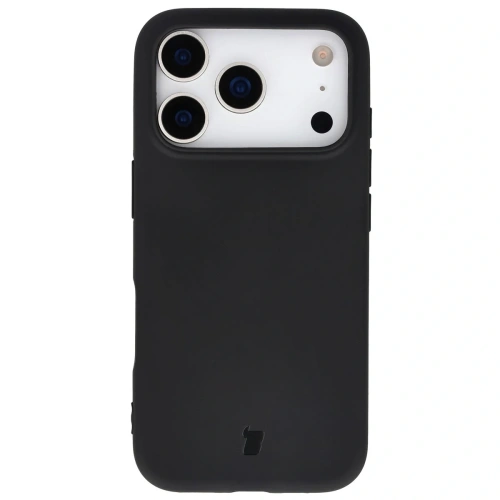 Etui z recyklingu Bizon Case ReLeaf do Apple iPhone 17 Pro czarne