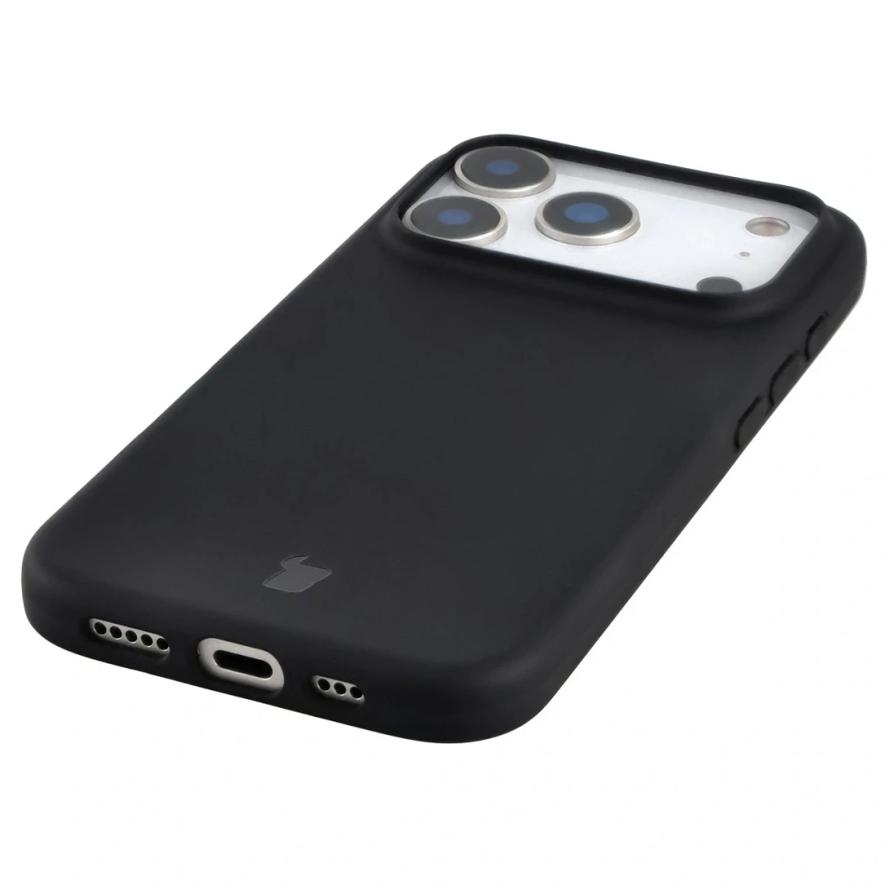 Etui z recyklingu Bizon Case ReLeaf do Apple iPhone 17 Pro czarne
