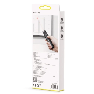 Kup Baseus Multifunktions-Fernbedienung Orange Dot für Präsentationen, mit Laserpointer, ohne Batterien (grau) - BSU1639GRY - {ean13} - Sklep Home Screen