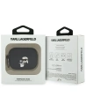 Etui Karl Lagerfeld Silicone Karl&Chaupette Head 3D do AirPods Pro 3 czarny