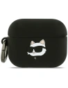 Etui Karl Lagerfeld Silicone Choupette Head 3D do Apple AirPods Pro 3 czarny