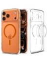 Etui Spigen Ultra Hybrid Mag MagSafe do Apple iPhone 17 Pro Clear/orange