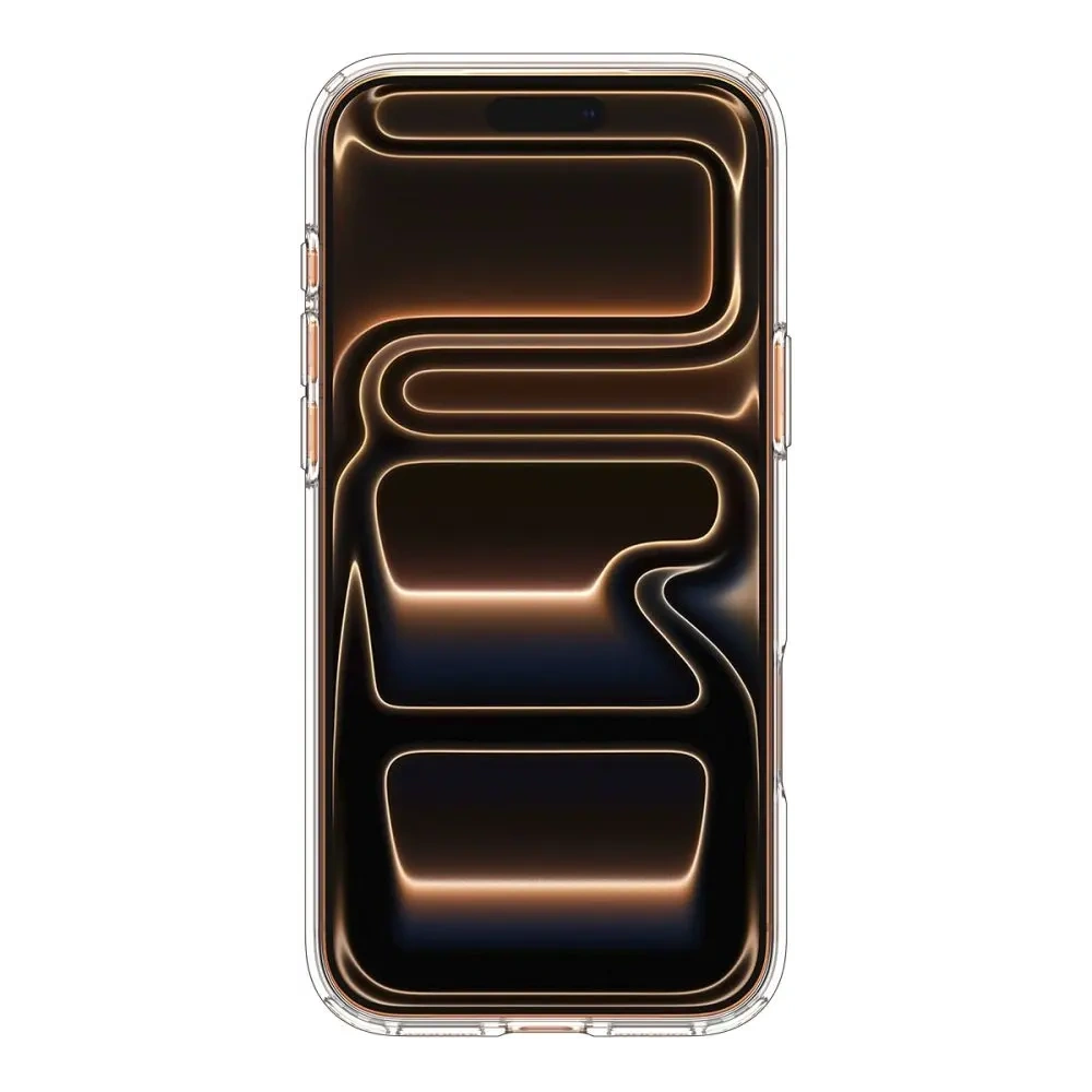 Etui Spigen Ultra Hybrid Mag MagSafe do Apple iPhone 17 Pro Clear/orange