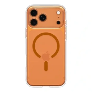 Etui Spigen Ultra Hybrid Mag MagSafe do Apple iPhone 17 Pro Max Clear/orange